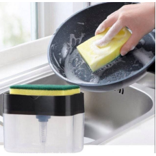 Кухонний диспенсер - органайзер для губки Soap Pump Caddy з дозатором миючого засобу, 380 мл