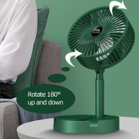Портативний міні вентилятор для дому Telescopic Folding Fan · Складаний настільний вентилятор з USB зарядкою