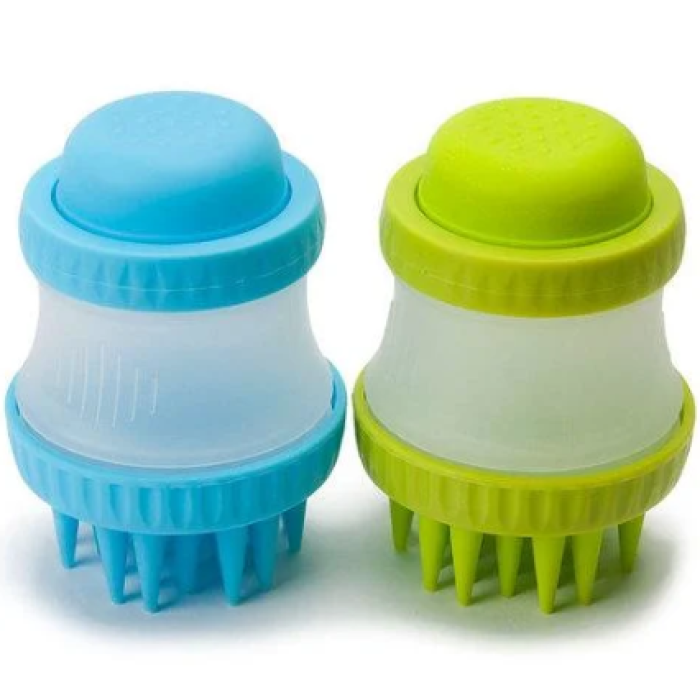 Щітка для миття тварин Cleaning Device The Gentle Dog Washer з силіконовими ворсинками для купання та масажу собак та кішок