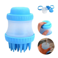 Щітка для миття тварин Cleaning Device The Gentle Dog Washer з силіконовими ворсинками для купання та масажу собак та кішок