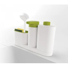 Органайзер для кухні Sink Tidy Set 3 в 1 Дозатор миючих засобів + дозатор мила + тримач кухонного приладдя
