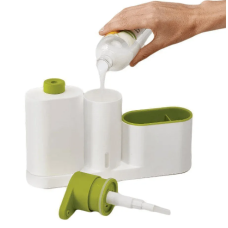 Органайзер для кухні Sink Tidy Set 3 в 1 Дозатор миючих засобів + дозатор мила + тримач кухонного приладдя