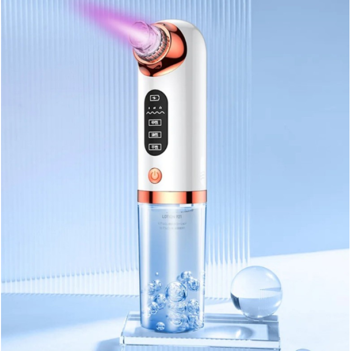 Вакуумний очищувач пор Face Slimmer, бездротовий апарат для гідропілінгу та вакуумного чищення шкіри