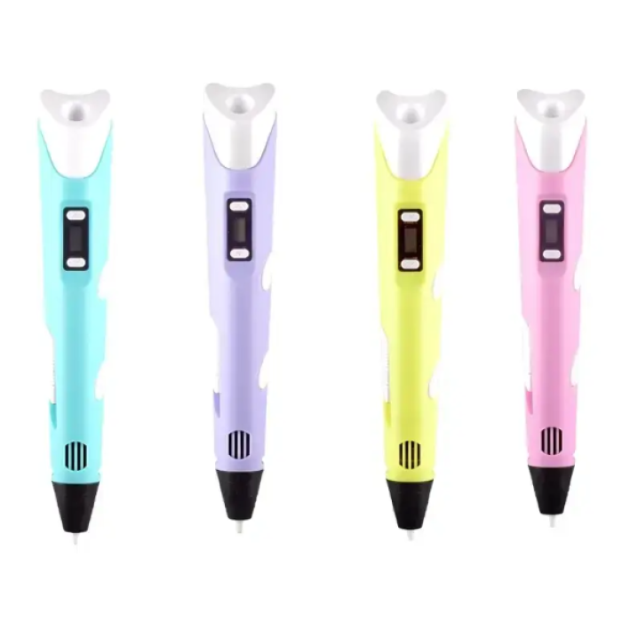 3D Pen-6 Великий набір для творчості 3Д ручка з LCD дисплеєм, графічний планшет, 100 м пластику та трафарети в комплекті