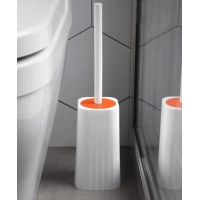 Туалетний йоржик Toilet brush з вигнутою щіткою для важкодоступних місць · Щітка чистяча для унітазу