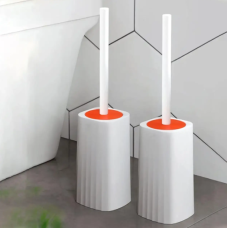 Туалетний йоржик Toilet brush з вигнутою щіткою для важкодоступних місць · Щітка чистяча для унітазу