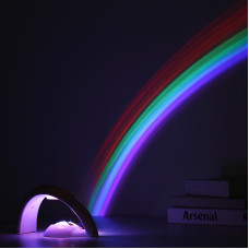 Нічник – проектор Райдуга RGB Lucky Rainbow · Світильник з проекцією веселки