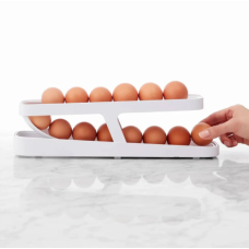 Контейнер для яєць Egg Pan · Дворівневий органайзер – підставка для зберігання яєць у холодильнику