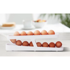 Контейнер для яєць Egg Pan · Дворівневий органайзер – підставка для зберігання яєць у холодильнику