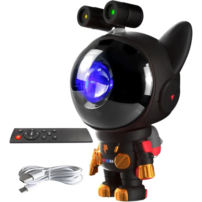 Лазерний проектор - нічник Собака-астронавт Nebula Dog Projector ∙ Проекція космосу та зоряного неба