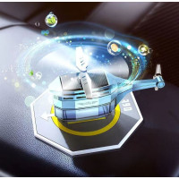 Автомобільний ароматизатор Вертоліт на сонячній батареї Drone Car Fragrance із обертанням 360°