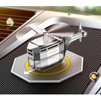 Автомобільний ароматизатор Вертоліт на сонячній батареї Drone Car Fragrance із обертанням 360°