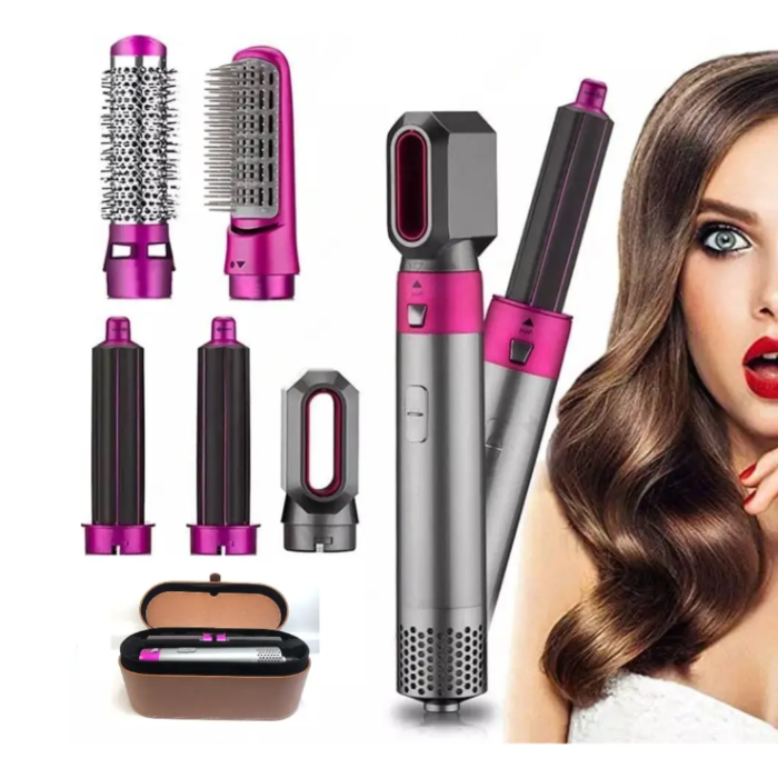 Інноваційний фен з професійними функціями HAIR BRUSH 5 в 1 ∙ Мультистайлер із регульованою температурою ∙ Іонізація