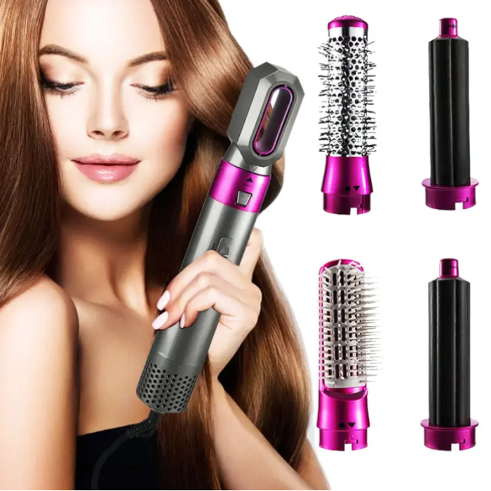 Інноваційний фен з професійними функціями HAIR BRUSH 5 в 1 ∙ Мультистайлер із регульованою температурою ∙ Іонізація