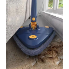 Інноваційна регульована швабра Triangle MOP ∙ Трикутна швабра з віджимом та поворотом на 360