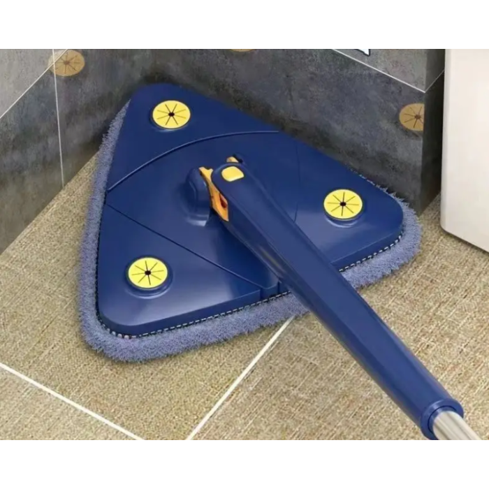 Інноваційна регульована швабра Triangle MOP ∙ Трикутна швабра з віджимом та поворотом на 360