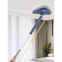 Інноваційна регульована швабра Triangle MOP ∙ Трикутна швабра з віджимом та поворотом на 360