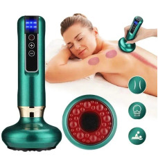 Вакуумний масажер Cupping Massager з інфрачервоним підігрівом, електро антицелюлітний масажер гуаша