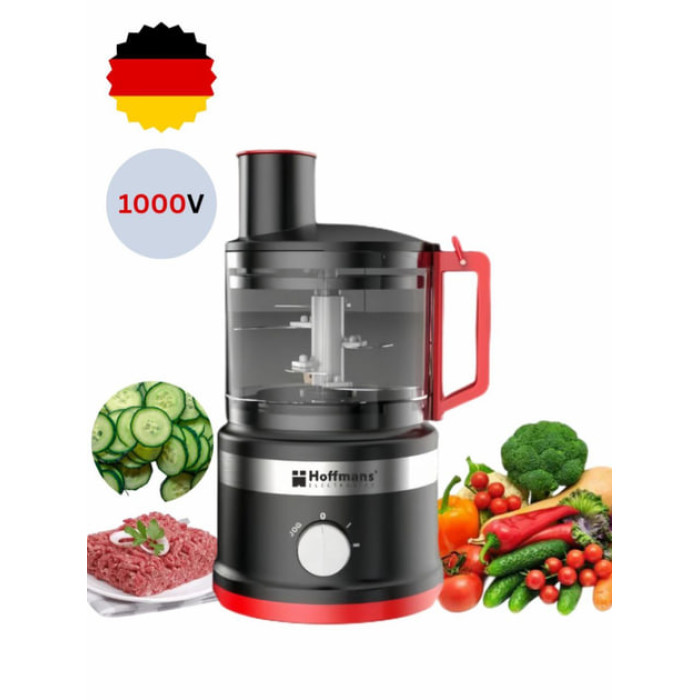 Кухонний подрібнювач Hoffmans Electronics HM-2076 • Універсальна овочерізка-чопер 1000W для кухні