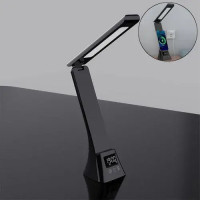Лампа настільна LED BDA-2088 / TYV-2088 • Квадратна смарт-лампа з бездротовою та дротовою зарядкою