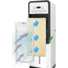 Підлоговий кулер-вентилятор Germatic Air Max Pro 2в1 BFX-8D-1668 220V • Вентилятор з функцією обігріву та охолодження для дому та офісу зима-літо