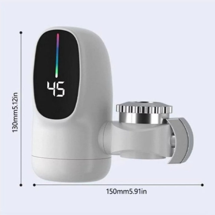 Водонагрівач WATER HEATER ZSW-D03 • Електрична насадка на кран з проточним водонагрівачем і LCD дисплеєм