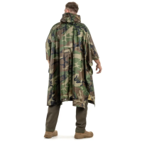 Дождевик Raincoat Камуфляж D -1 • Тактичний дощовик камуфляж плащ-намет пончо з капюшоном