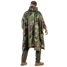 Дождевик Raincoat Камуфляж D -1 • Тактичний дощовик камуфляж плащ-намет пончо з капюшоном