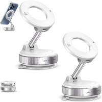 Автомобільний тримач для телефону JoyPro Magnetic Holder • Універсальний магнітний автотримач із вакуумною присоскою та обертанням 360°