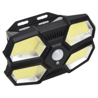 Вуличний світильник Solar Induction Lamp SH-580A • LED ліхтар із сонячною панеллю та датчиком руху