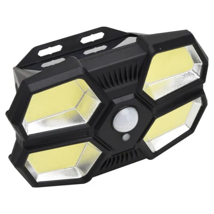 Вуличний світильник Solar Induction Lamp SH-580A • LED ліхтар із сонячною панеллю та датчиком руху
