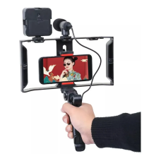 Комплект для влогінгу Video Making Kit AY49X для смартфона • Набір для блогінгу AY49X для смартфона з мікрофоном та світлом