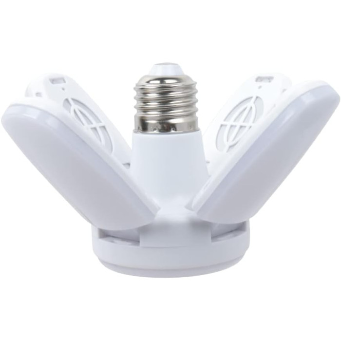 Лампочка складна світлодіодна 4 лопаті E27 KK-202 • LED лампа Mini Fan Blade Bulb E27 KK-202 60W