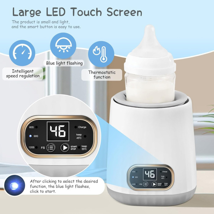 Електро підігрівач для пляшечок Electric Milk Bottle Shaker, Портативний електро-шейкер для дитячого