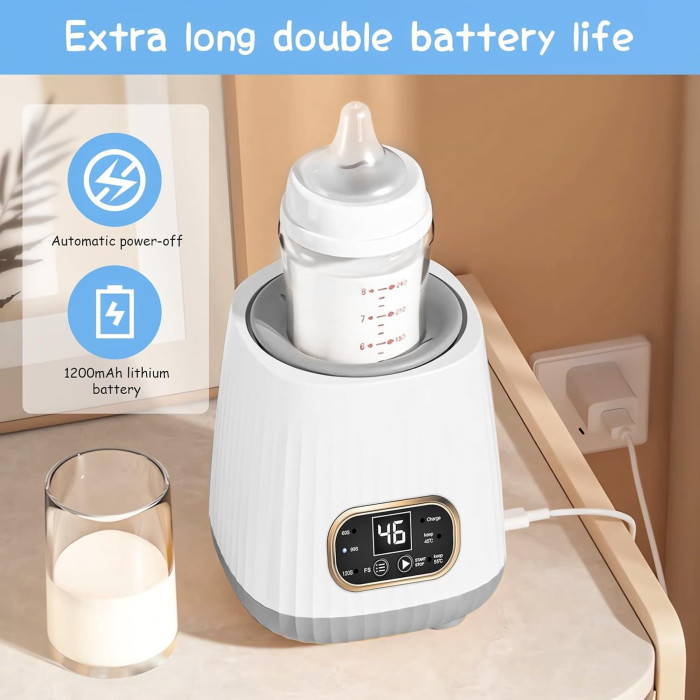 Електро підігрівач для пляшечок Electric Milk Bottle Shaker, Портативний електро-шейкер для дитячого