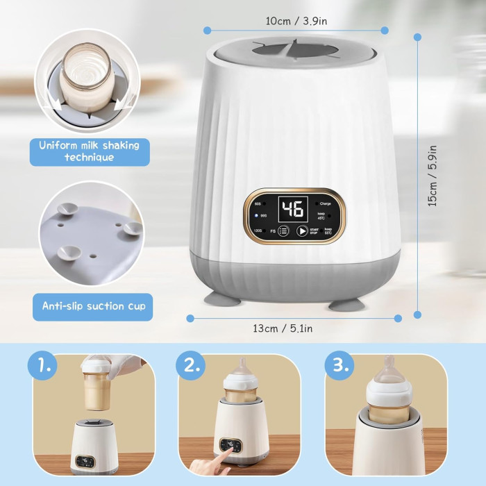 Електро підігрівач для пляшечок Electric Milk Bottle Shaker, Портативний електро-шейкер для дитячого