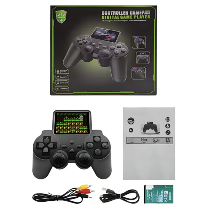 Портативна ретро міні-ігрова приставка Gamepad S10 з 2.4 екраном та 520 іграми ∙ Джойстик-приставка S10