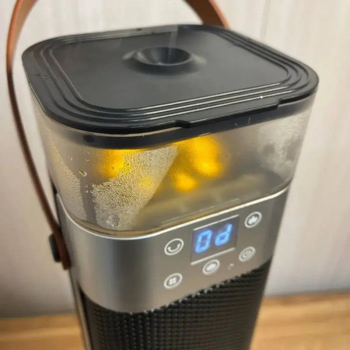 Тепловентилятор-обігрівач з зволожувачем Portable Fan Heater HQN218-28QD ∙ Обігрівач тепловентилятор із зволожувачем повітря HQN218-28QD