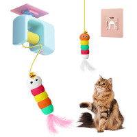 Іграшка для котів на присосці Pet Toy Ball 1490 ∙ Інтерактивна іграшка Pet Toy Ball 1490 для котів з автоматичним рухом