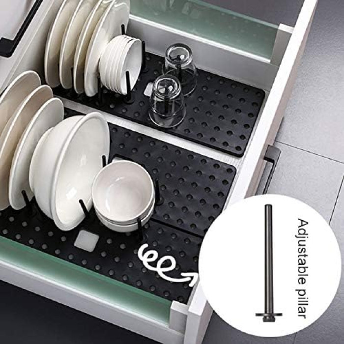 Телескопічна сушарка Drawer Organizer з індивідуальною конфігурацією ∙ Сушарка для посуду Drawer Organizer