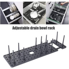Телескопічна сушарка Drawer Organizer з індивідуальною конфігурацією ∙ Сушарка для посуду Drawer Organizer