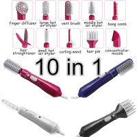 Професійний багатофункціональний стайлер для волосся Fullcome Hair Styler ST300 ∙ Фен-щітка 10 в 1 Fullcome Hair Styler ST300