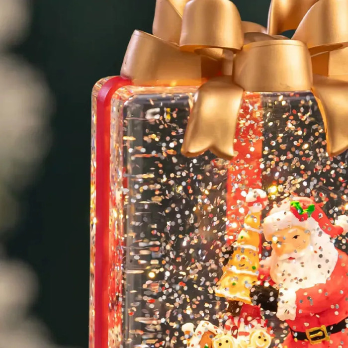Новорічний нічник XMAS WDL-25010A Подарунок ∙ Нічник XMAS WDL-25010A у формі подарункової коробки