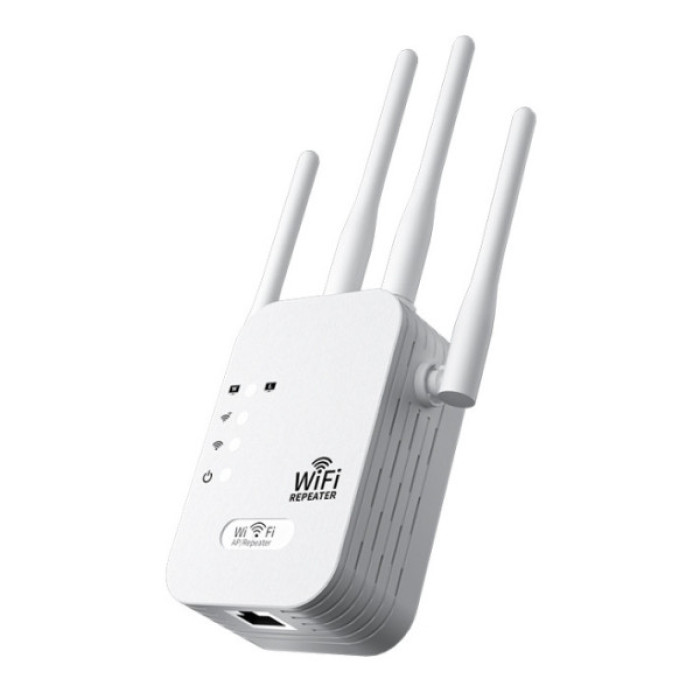 Репітер підсилювач сигналу ретранслятор Wi-Fi роутер 300Мбіт ∙ Wi-Fi ретранслятор 2.4G з 6 антенами