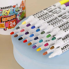 Набір акварельних маркерів 12 шт Water Color Pen 635-12 ∙ Акварельні маркери Water Color Pen 635-12