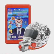 Екстрений захисний протигаз TZL-30 для дітей та дорослих ∙ Протигаз Fire Mask TZL-30