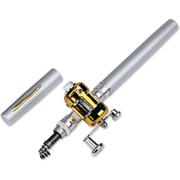 Кишенькова міні-вудка Fish Rod in Pen Case, Вудка у вигляді ручки Fish Rod in Pen Case