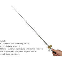 Кишенькова міні-вудка Fish Rod in Pen Case, Вудка у вигляді ручки Fish Rod in Pen Case