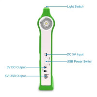 Ліхтар LED EP-038A Power Bank із сонячною панеллю та 2 лампочками ∙ Багатофункціональний ліхтар EP-038A із зарядкою від сонця та USB
