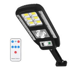 Прожектор LED настенный CL-728 сенсорный уличный с солнечной панелью и пультом ∙ Уличный солнечный светильник CL-728 с датчиком движения и пультом